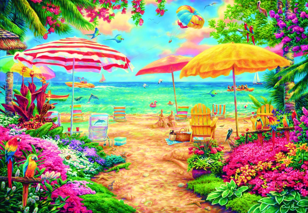 A Perfect Day at the Beach, Chuck Pinson (1000pcs)