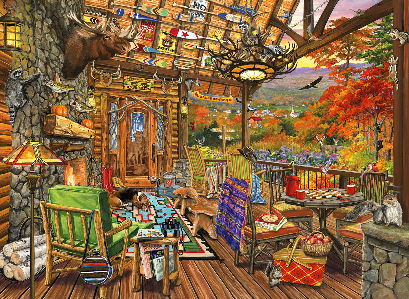 DMG Adirondack Porch, Joelle McIntyre (3000pcs) (boîte endommagée)