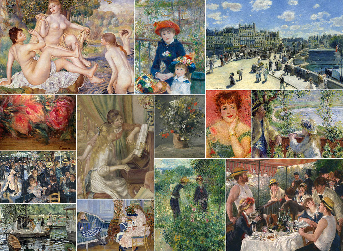 Collage - Auguste Renoir (6000pcs)