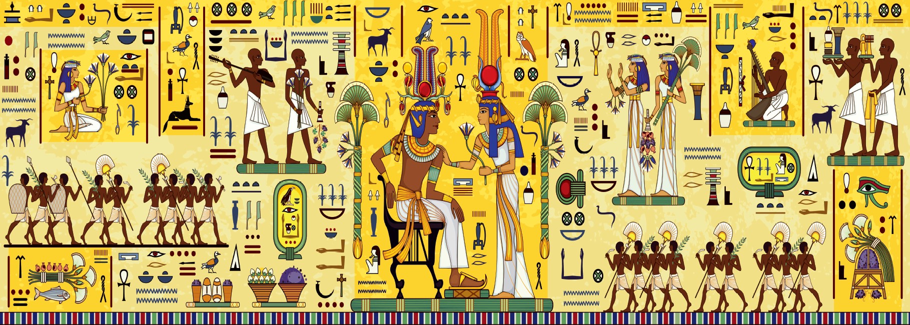 DMG Egyptian Hieroglyph (1000pcs) (Panoramic) (DAMAGED BOX)