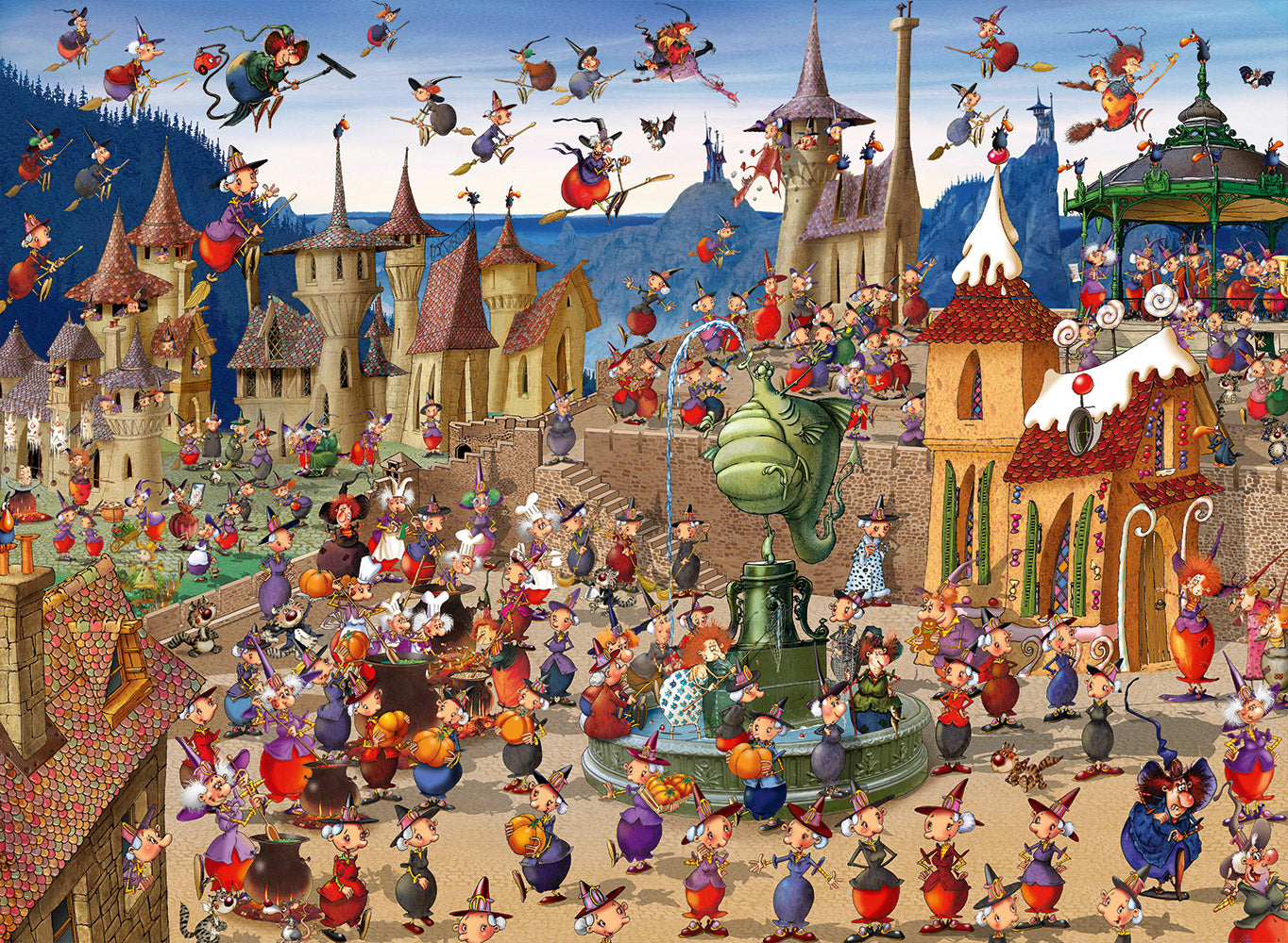 Buy The meeting of the witches, francois ruyer (4000pcs) Puzzle ...