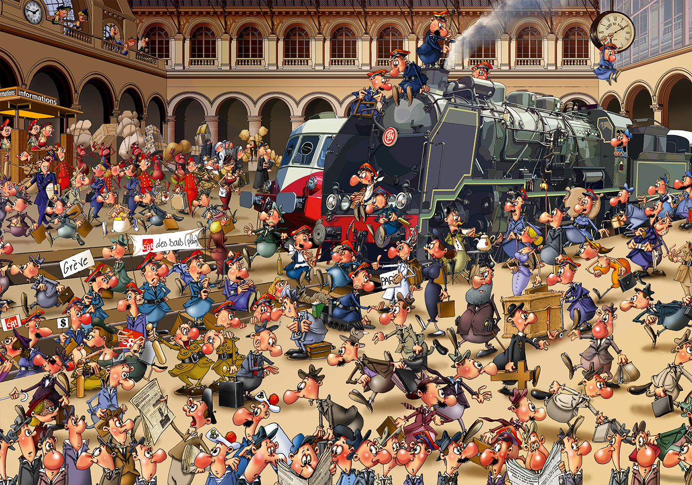 French Train Station, Ruyer (1000pcs)