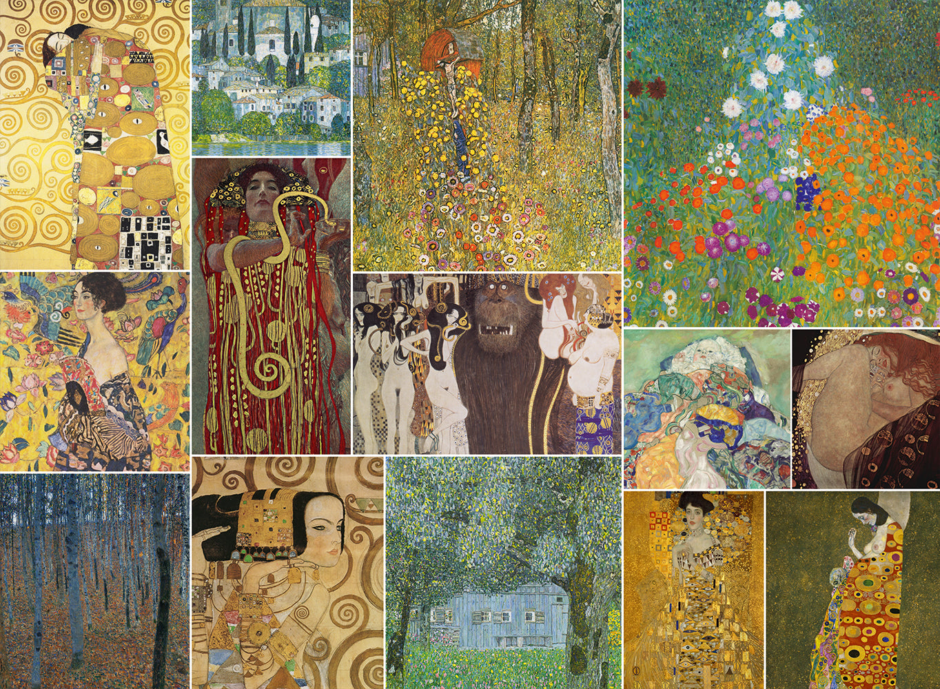 Collage - Gustav Klimt (6000pcs)