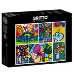 Romero Britto - Collage: Flowers (2000pcs)