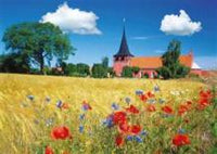 Ravensburger Church in Bornholm Denmark