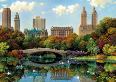 Puzzle Educa 8000 Pièces - Central Park Bow Bridge - Alexander Chen - Occasion