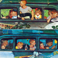 Saturday Evening Post - Coming and Going, Norman Rockwell (1000pcs)