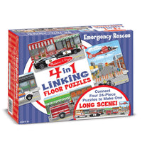 Rescue d'urgence - Linking Puzzle de sol 4-en-1