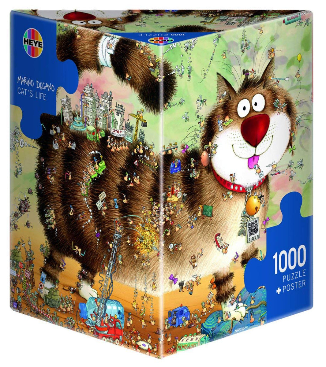 Cat's Life, Marino Degano (Triangular Box) (1000pcs)