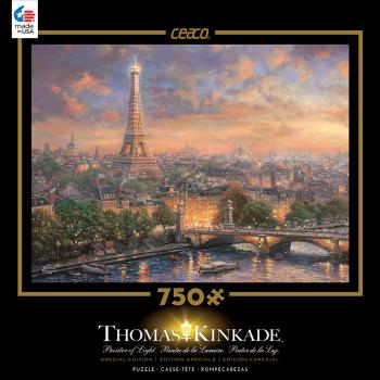 Paris, City of Love, Thomas Kinkade - Metallic Foil