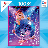 Avanti ™ Kitty sur disco ball- mini puzzles