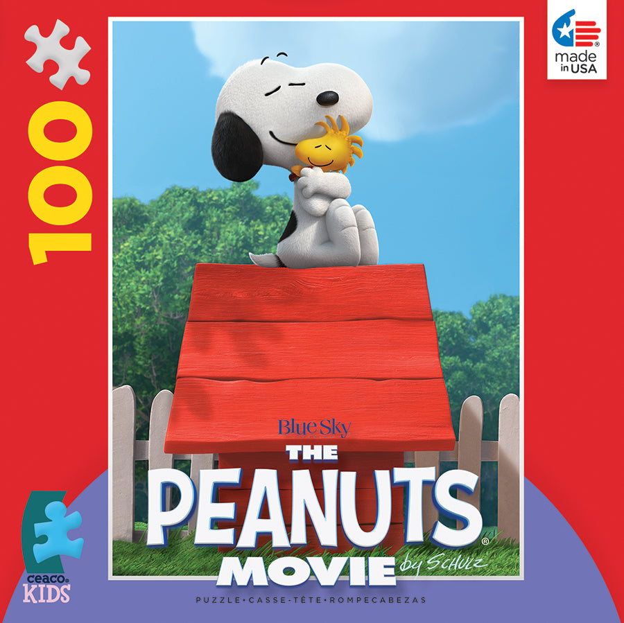 Snoopy Hugs Woodstock - The Peanuts Movie