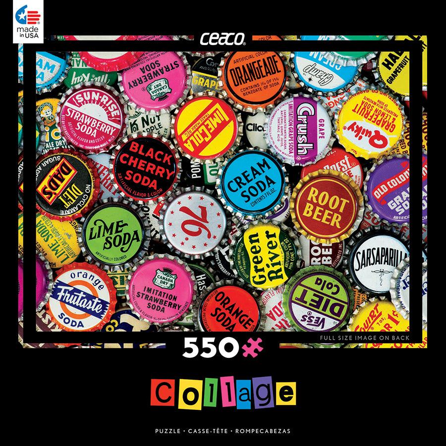 Bottle Caps, Collage