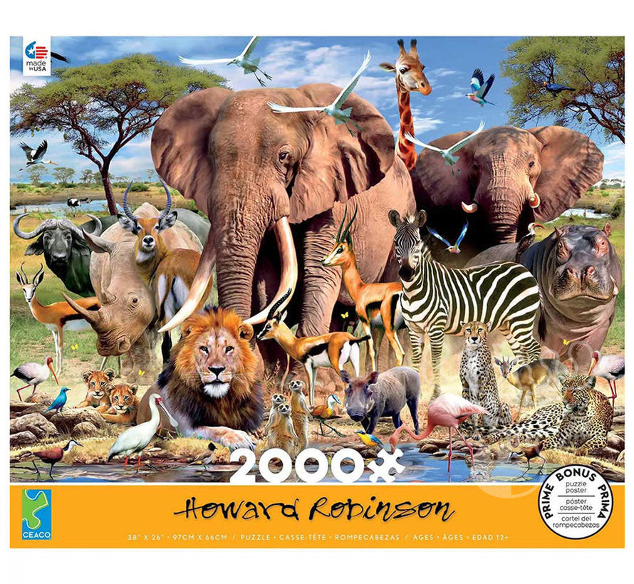 African Plains, Howard Robinson (2000pcs)