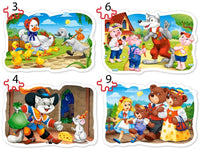 Classic Fairy Tales (4x Shaped Puzzles)