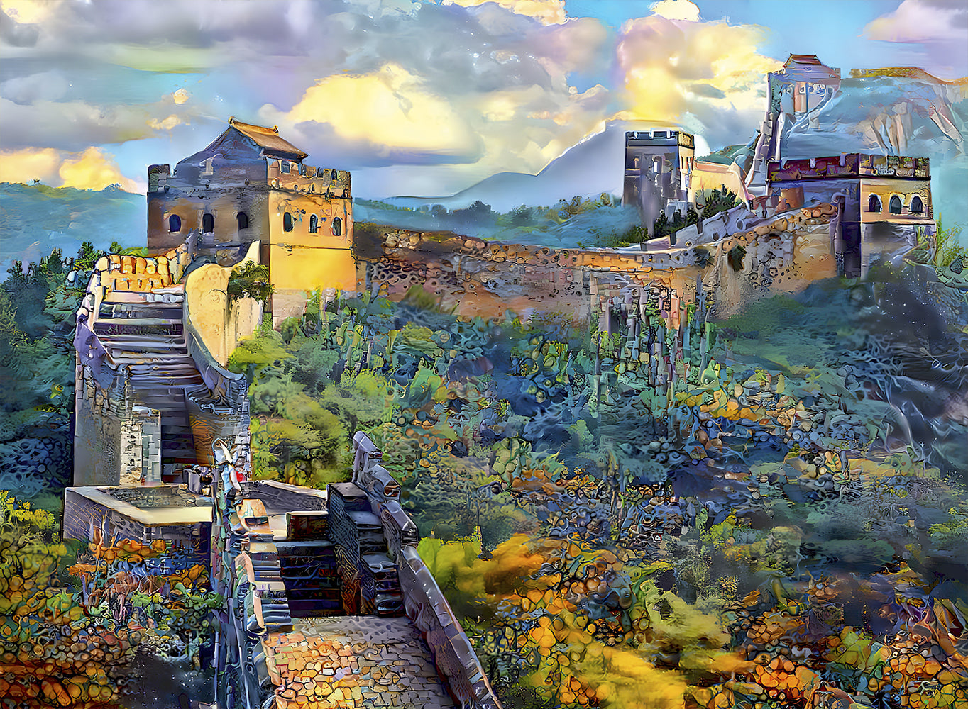PFG Great Wall of China (3000pcs) (Usage/Used - PUZZLES FOR GOOD)