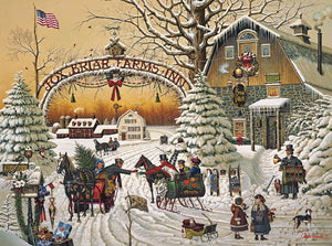 Une salutation de Noël, Charles Wysocki (1000pcs)