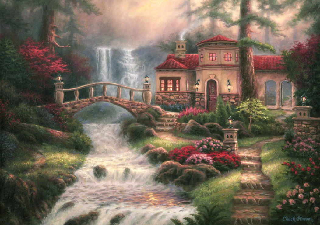 Sierra River Falls, Chuck Pinson (1500pcs)