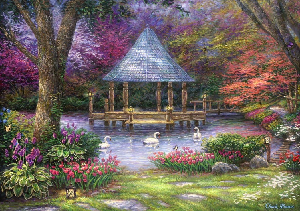 Swan Pond, Chuck Pinson (1500pcs)