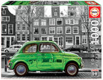 Voiture PFG à Amsterdam - noir et blanc coloré (utilisation / utilisé - puzzles pour de bon)
