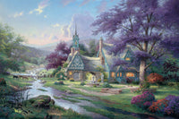 Clocktower Cottage, Thomas Kinkade (Limited Edition Metallic Foil)