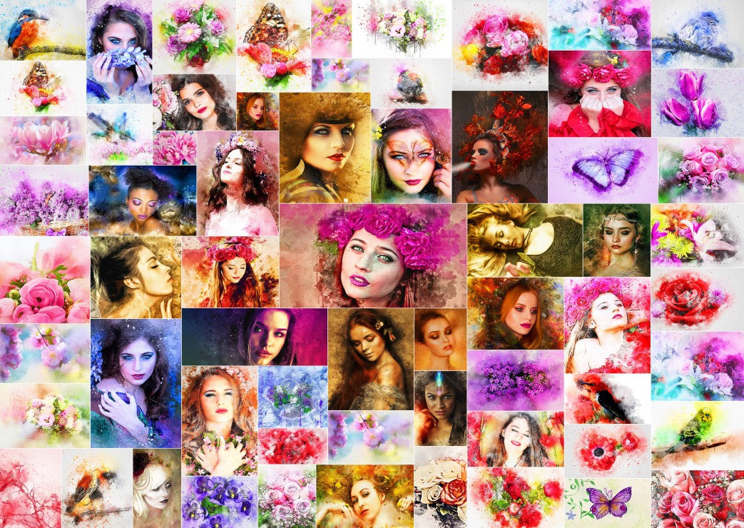 Collage - Femmes (1500pcs)