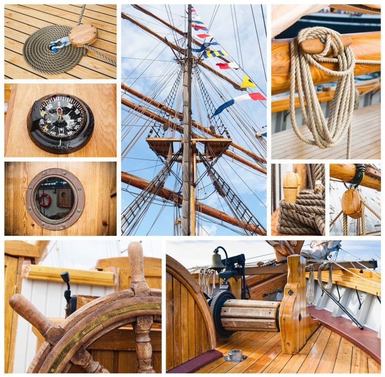 Collage - Old Sailboat (1000pcs)