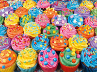 Cupcakes colorés (Petits Gateaux)