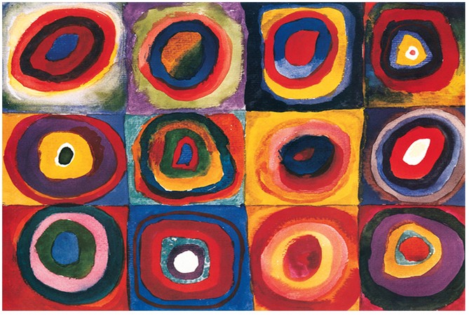 Colour Study of Squares, Wassily Kandinsky