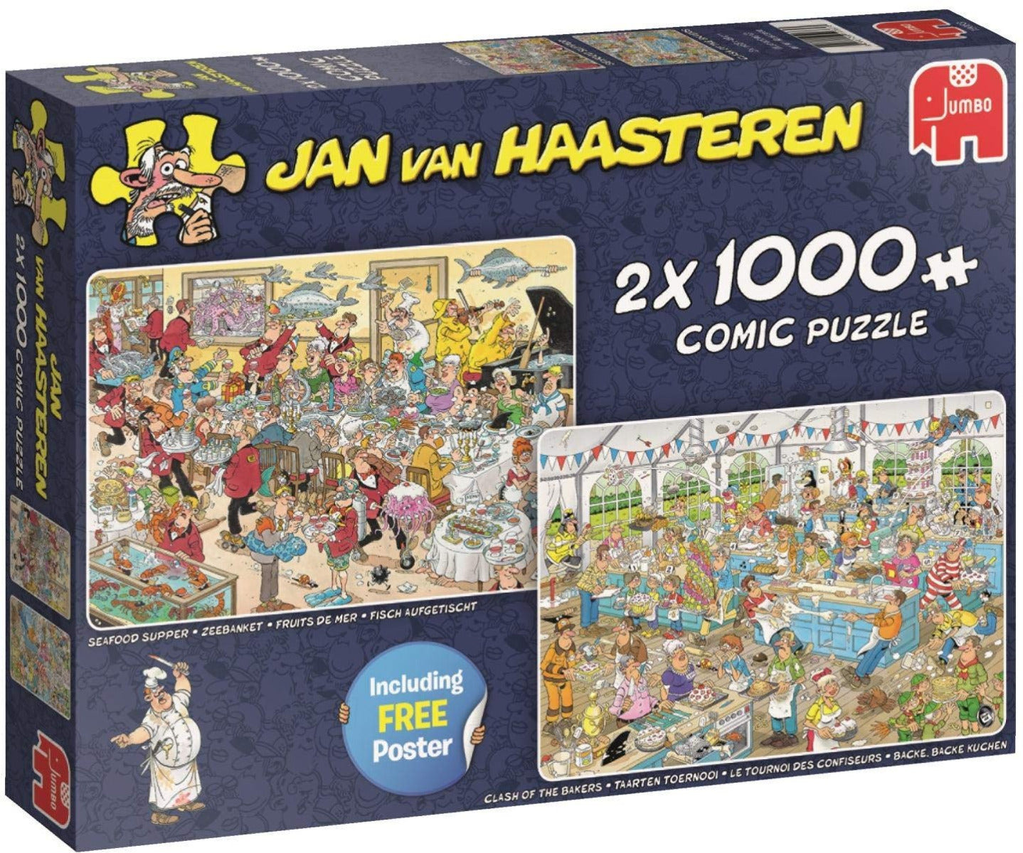 Seafood Supper & Clash of the Bakers, Jan van Haasteren (2-in-1)