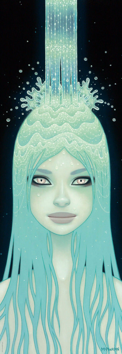 Crystal Waterfall, Tara McPherson (Vertical Panorama)