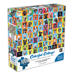 Collage coloré - Collage de chiens mignons (1000pcs)