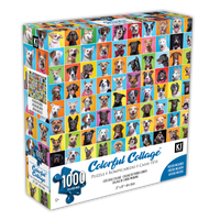 Collage coloré - Collage de chiens mignons (1000pcs)