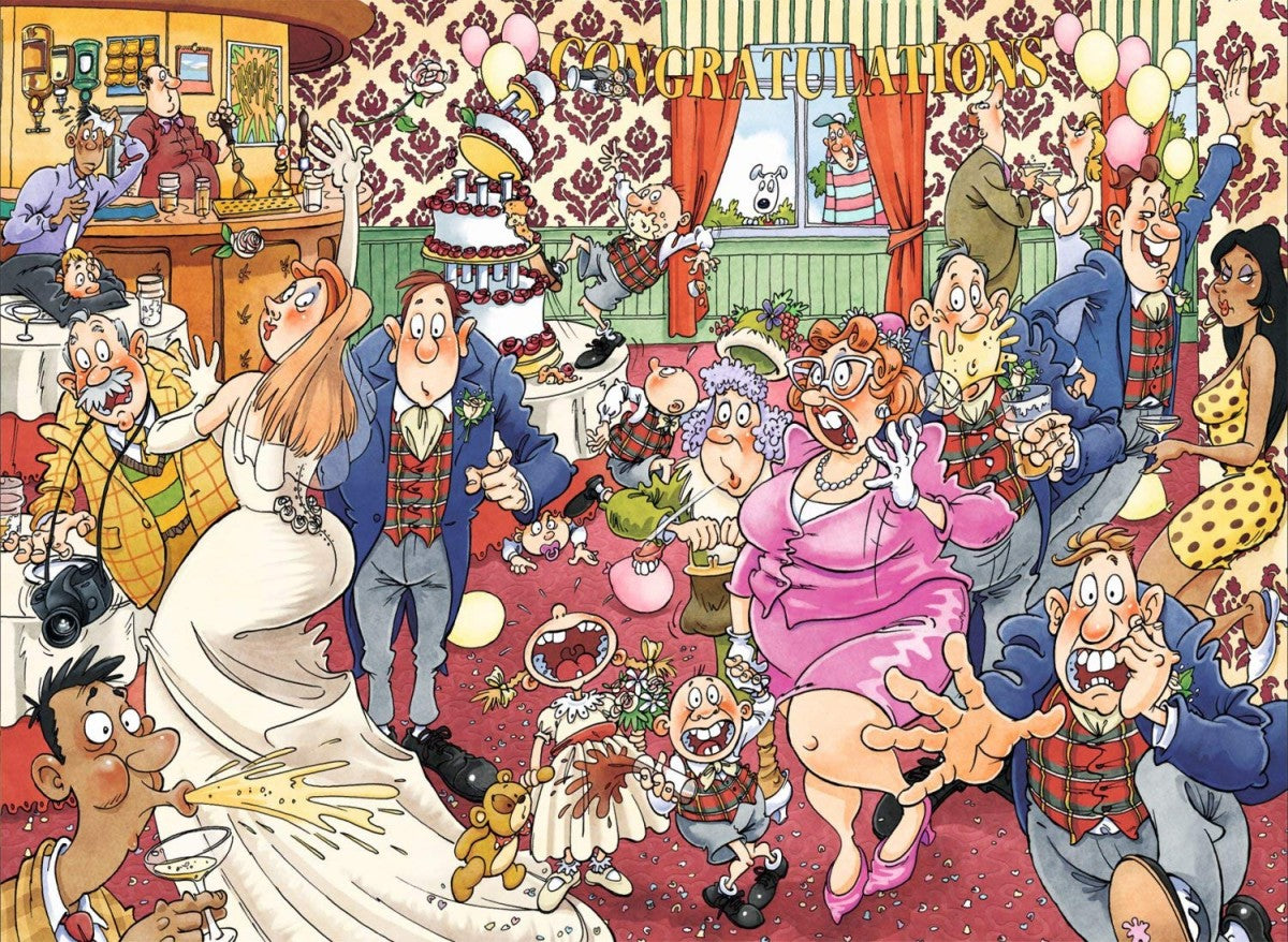 Wasgij? Original #29 - Catching Wedding Fever!