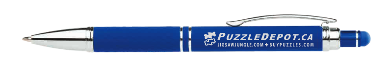 Puzzle Depot Soft Touch Diamond Stylus Pen DARK BLUE