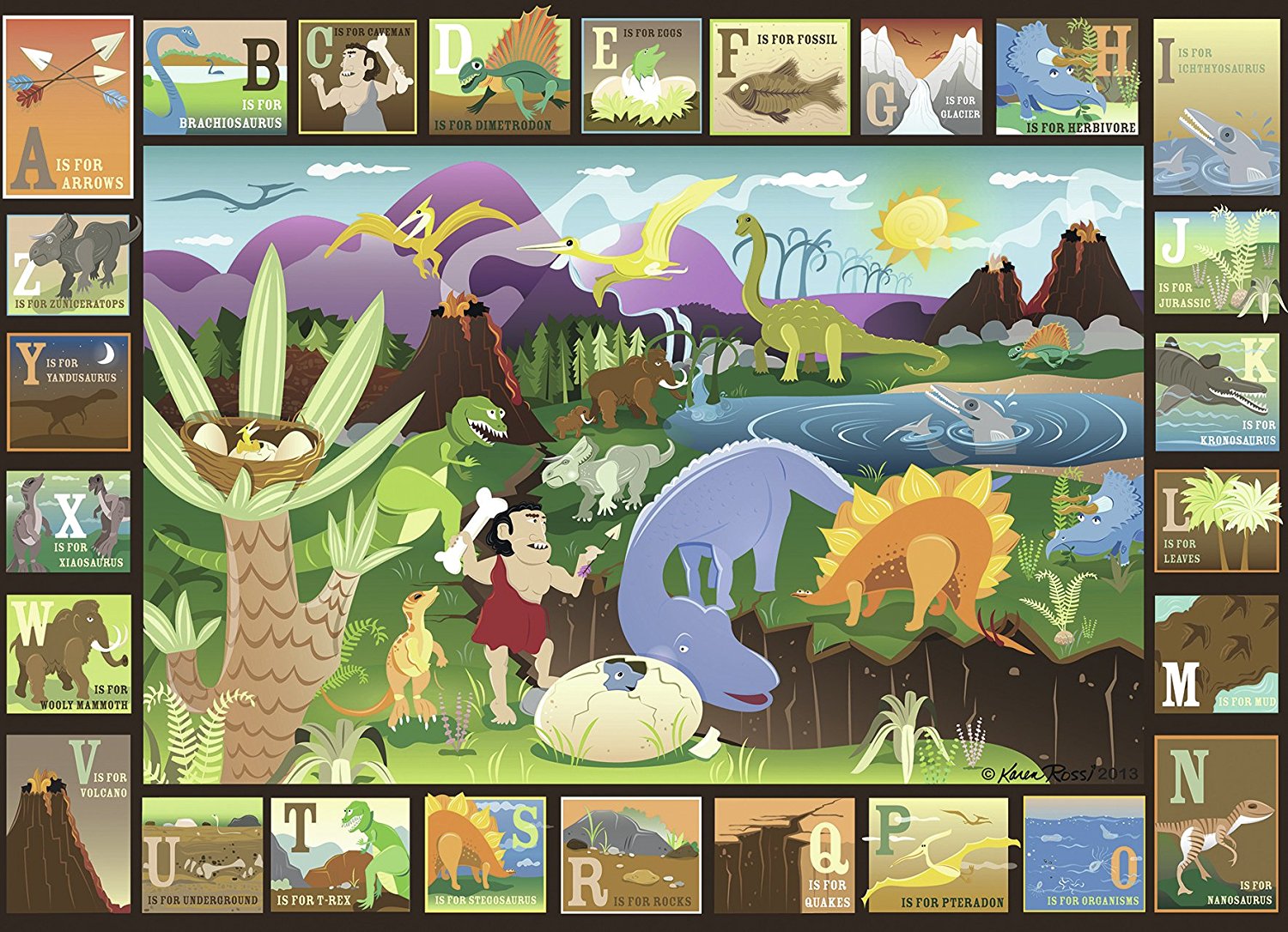 Alphabet dinosaure des Ravensburger
