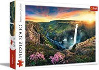 Háifoss Waterfall, Islande (2000pcs)