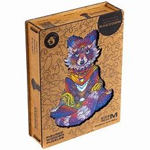 Emanating Raccoon (Size M) (Wooden Jigsaw Puzzle)