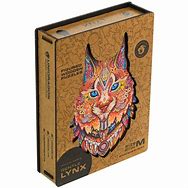 Gentle Lynx (Size M) (Wooden Jigsaw Puzzle)