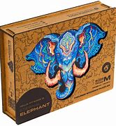 Eternal Elephant (Taille M) (puzzle en bois)