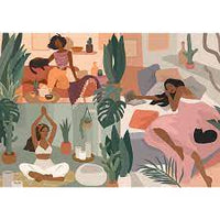 Yoga, chats et café - Bonjour le matin (1000pcs)