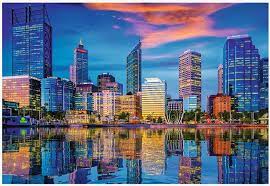 Cityscape - Urban Reflection, Perth, Australie (1500pcs)
