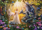 Dragon, princesse et licorne - Jan Patrik Krasny (1500pcs)