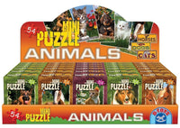 Mini puzzle des animaux (chat brun)
