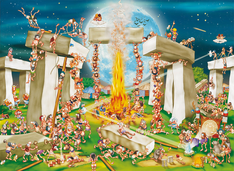 Cartoon Collection - Building Stonehenge