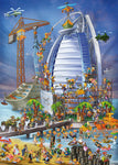Building the Burj Al Arab - Cartoon Collection