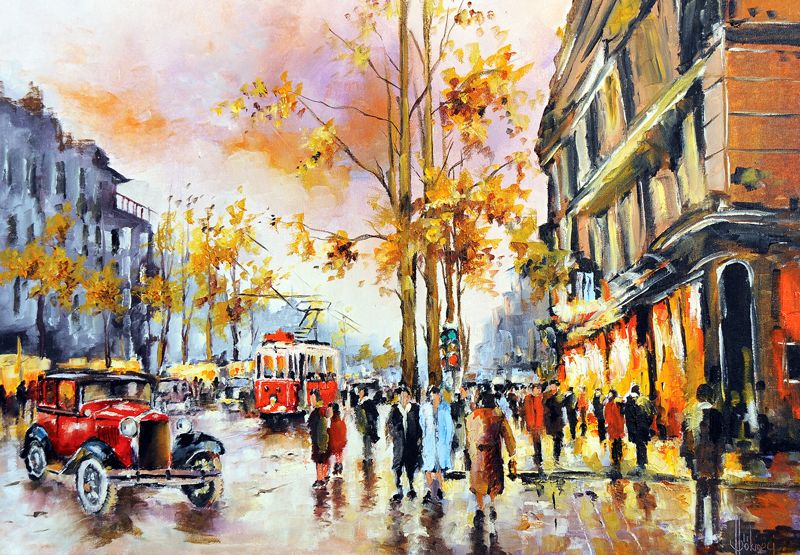 Evening in Istanbul, Nusret Dökmeci (500pcs)