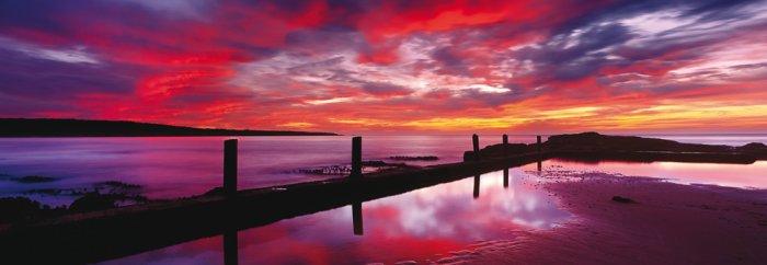 Eden Sea Baths - Nouvelle-Galles du Sud, Australie (Panorama)