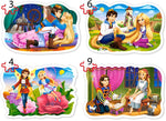 Love de conte de fées (puzzles en forme 4x)