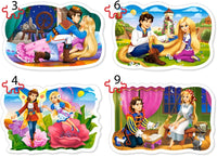 Love de conte de fées (puzzles en forme 4x)
